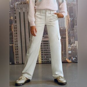 A&F Kids high rise, wide leg Cargo Pants